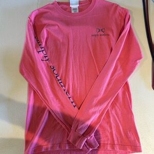 Simply Southern Bright Pink Tee